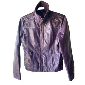 George Faux Leather Jacket